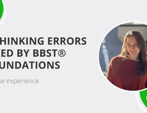 5 thinking errors fixed by BBST® Foundations