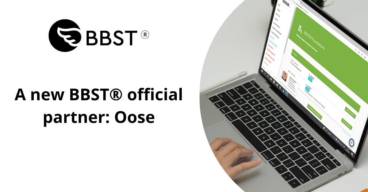 Oose is an official BBST partner