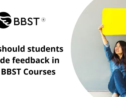 How should students provide feedback in the BBST® Courses