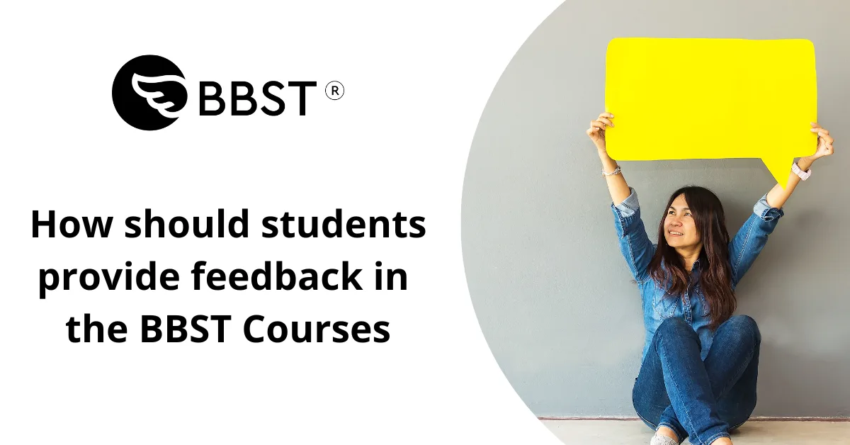 hoe to give feedback as a software tester