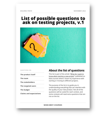 a list of questions to guide you when starting a new project