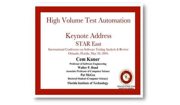 High Volume Test Automation (PDF) High Volume Test Automation (PDF)