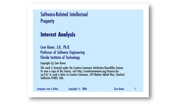 Requirements (Interest) Analysis (PDF) Requirements (Interest) Analysis (PDF)
